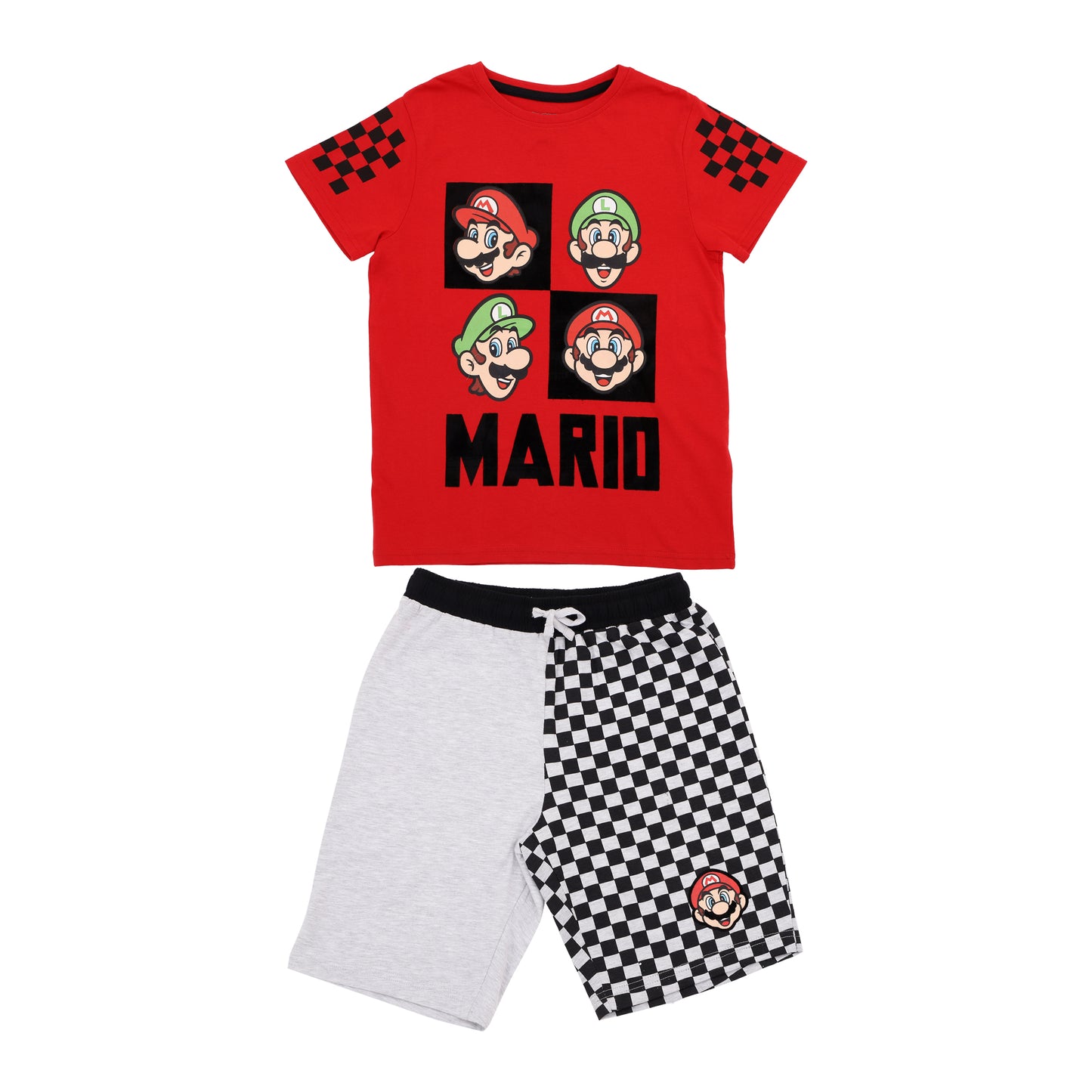 Super Mario Boys Shorty Outing Set