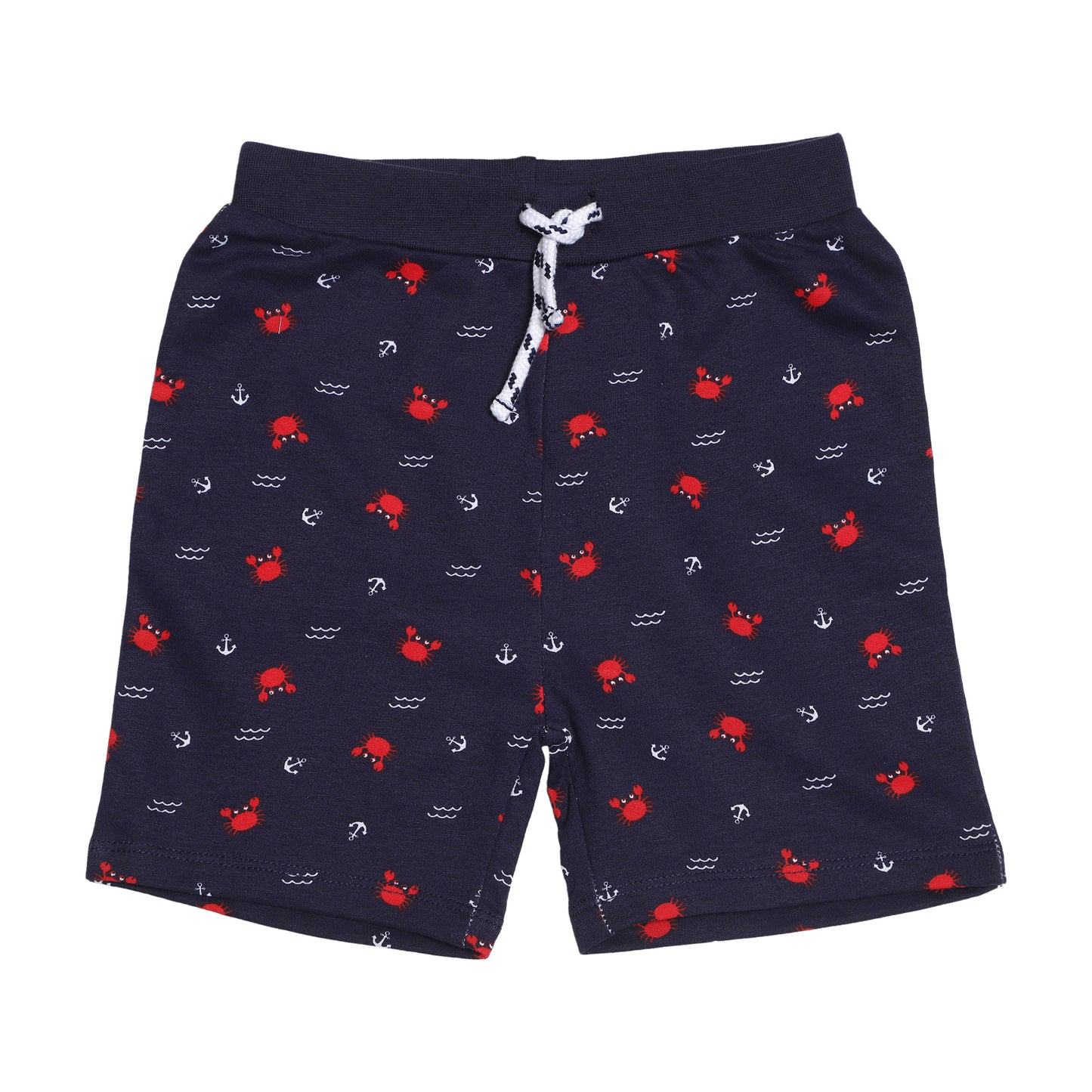 Tropical Crab In Pocket Boys Shorty Set