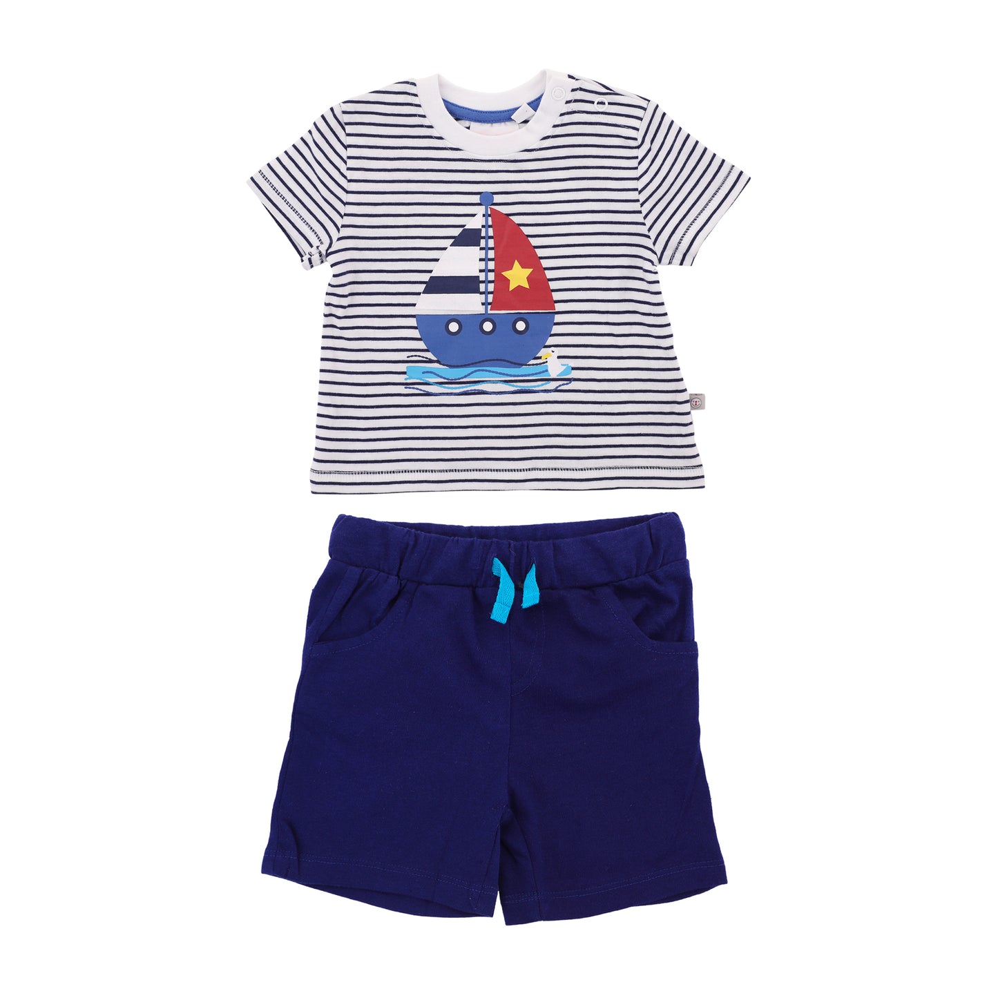 Junior Sailor Boys Shorty Set