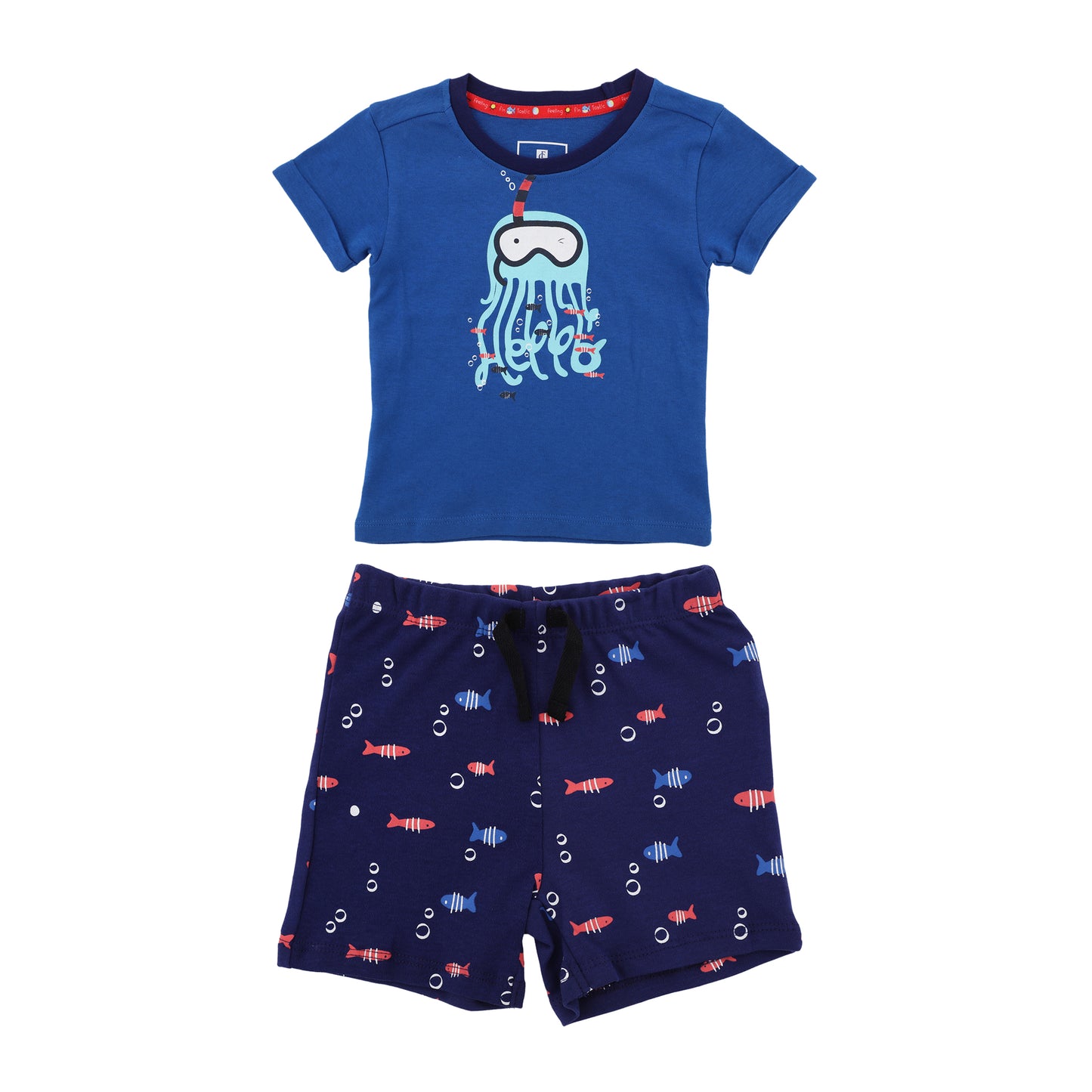 New Born Baby Boy Shorty Set