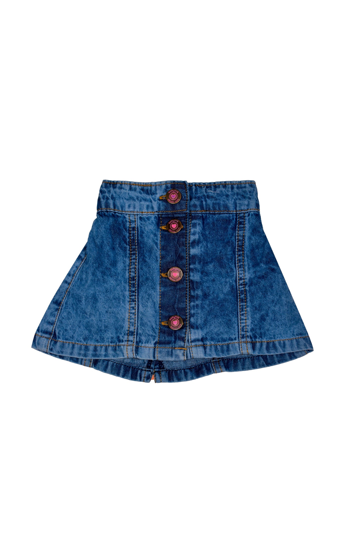 Denim Girls Short Skirt