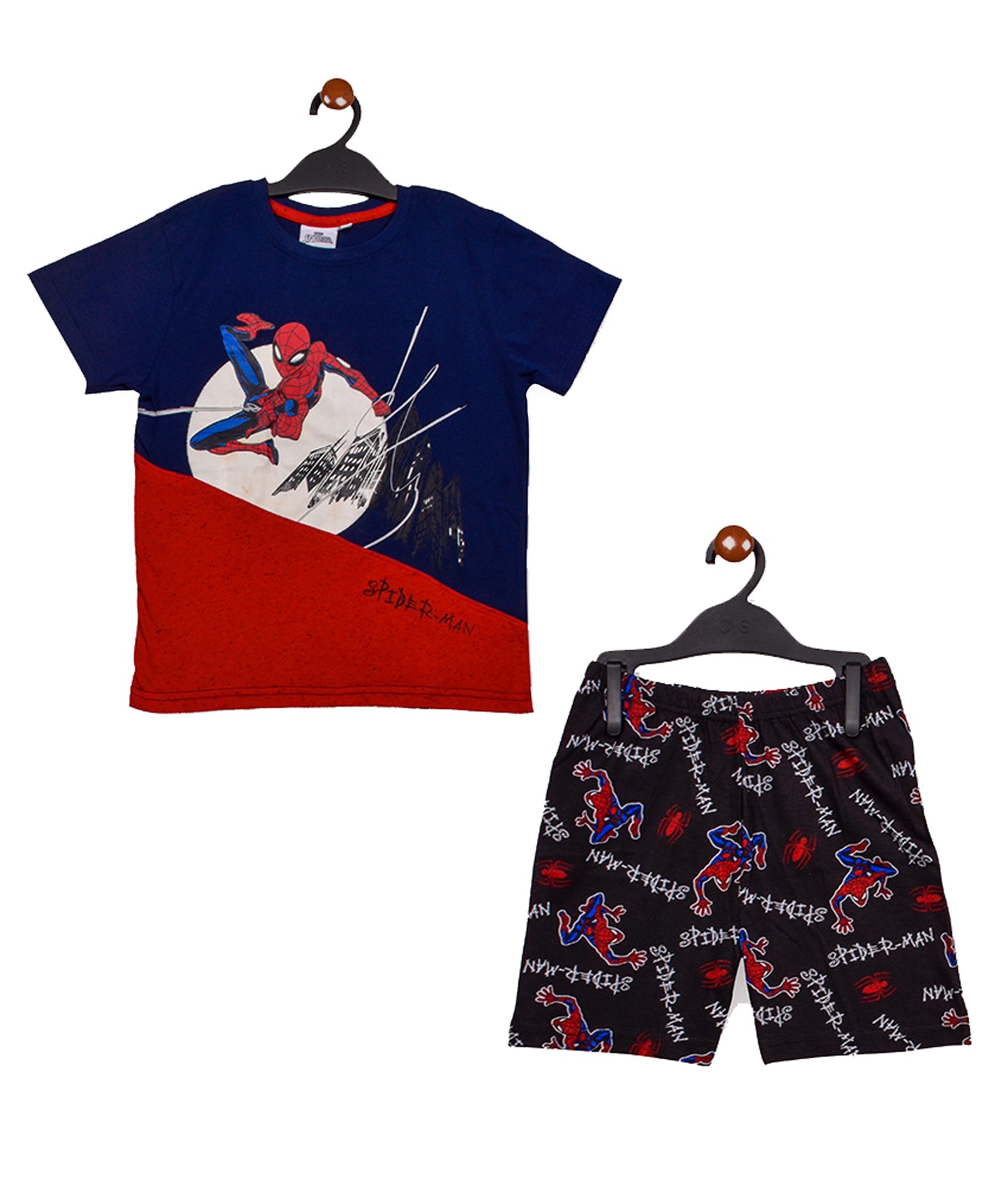 Marvel Spiderman Boys Shorty Set
