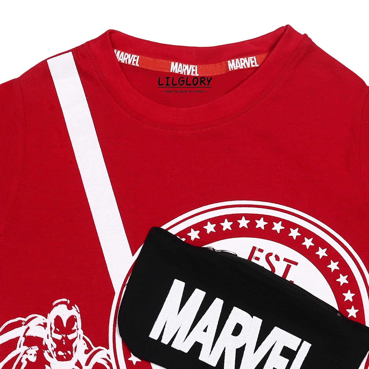 Marvel Super Heroes Zip Pocket Shorty Set
