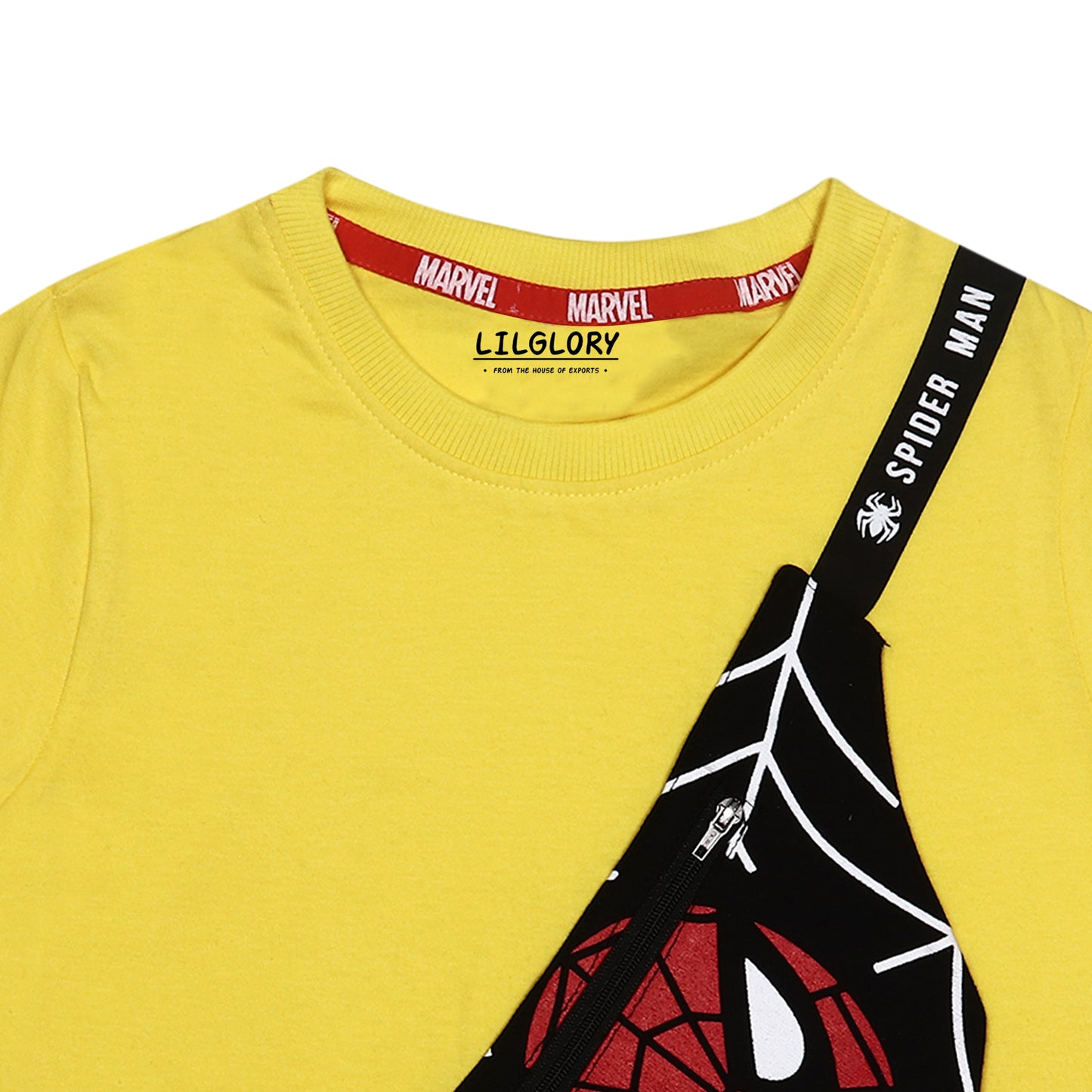 Marvel Spiderman Zip Pocket Shorty Set