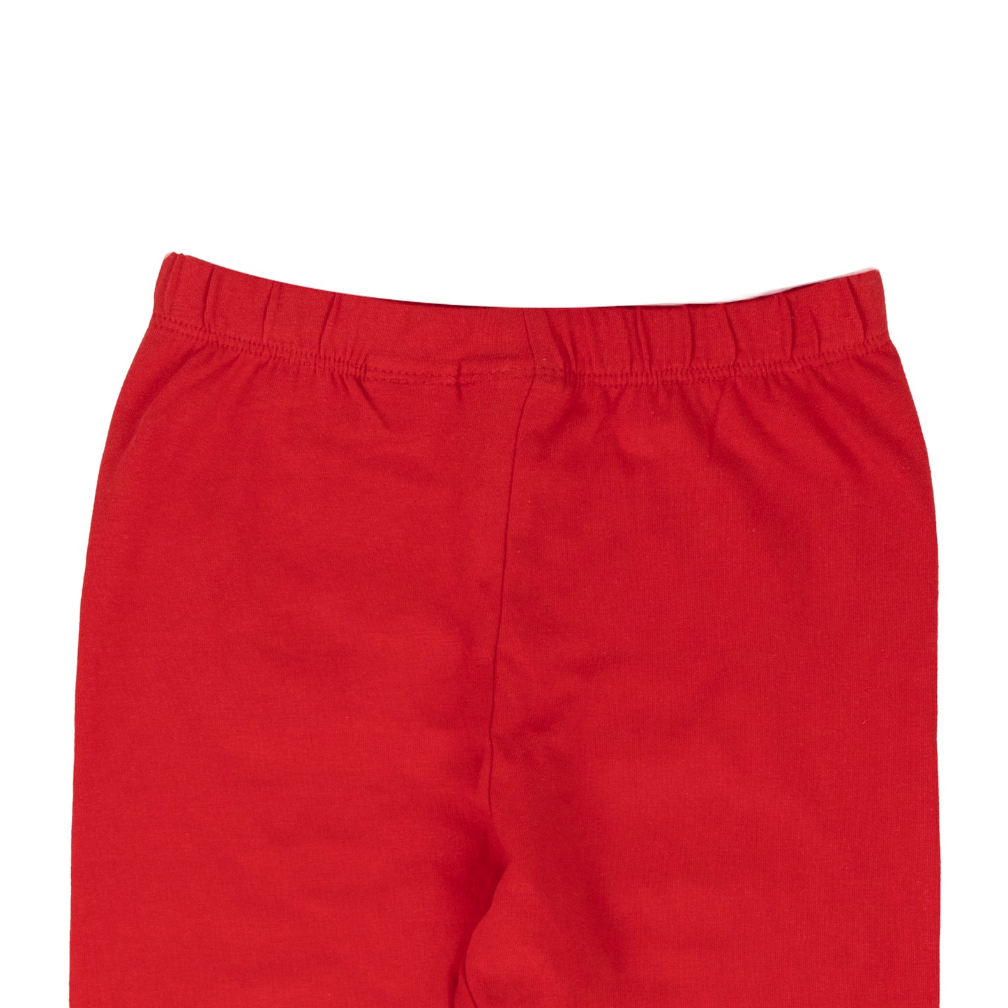 Girls Red Leggings with Cute Cartoon Character Prints