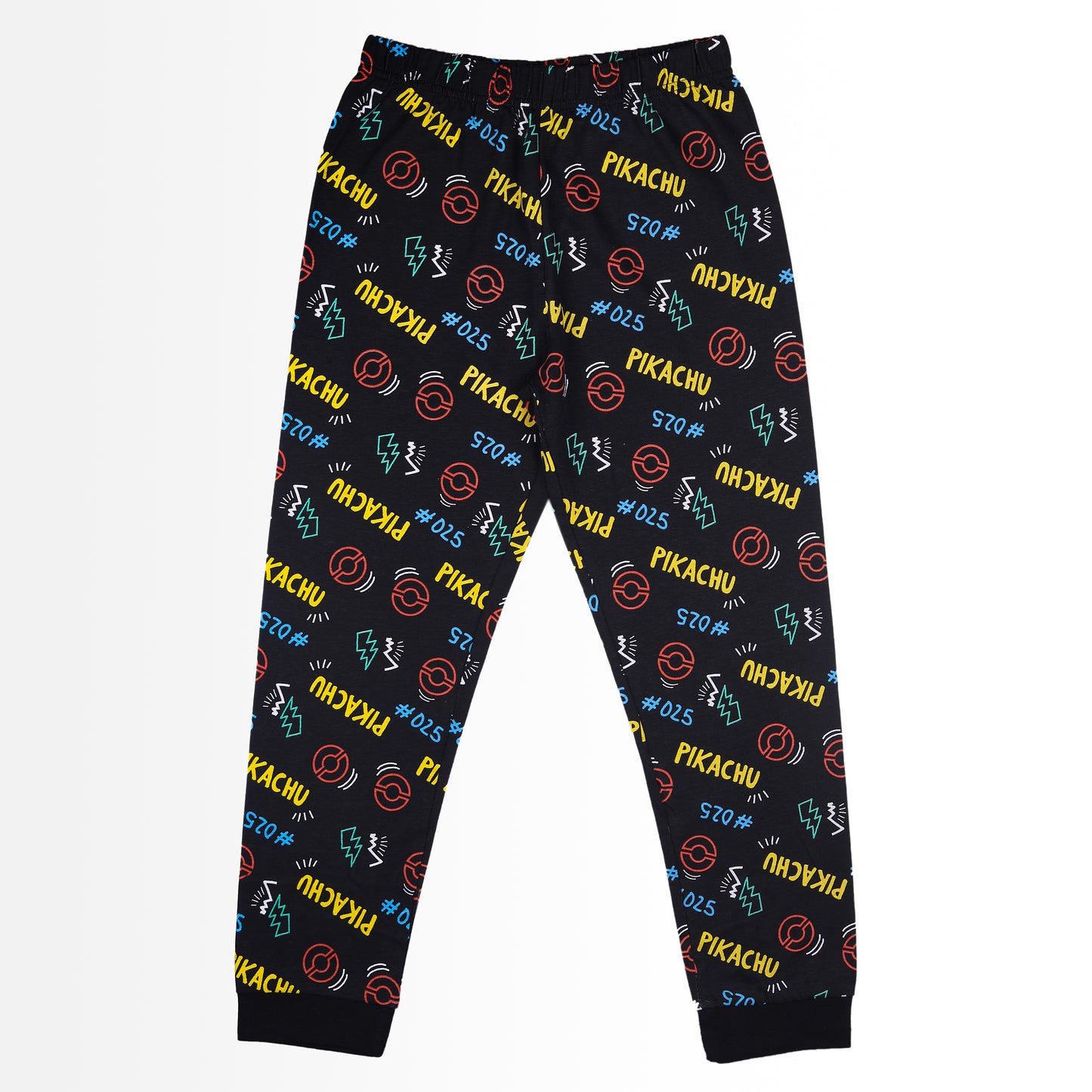 Pokemon Pikachu Printed Boys Night Suit Travelling Loungewear & Pyjama Set