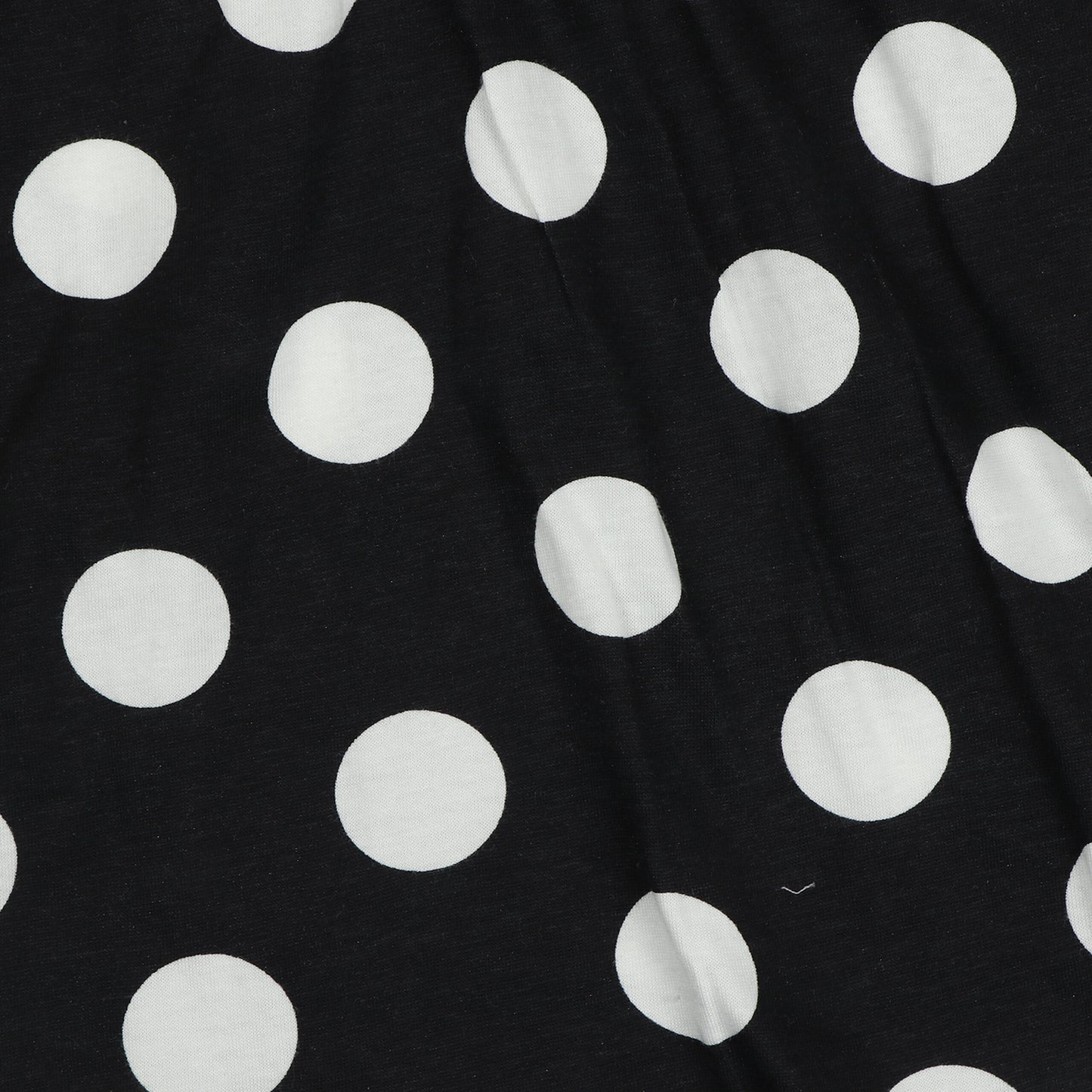 White Polka Dots Retro Look Girls Skirt
