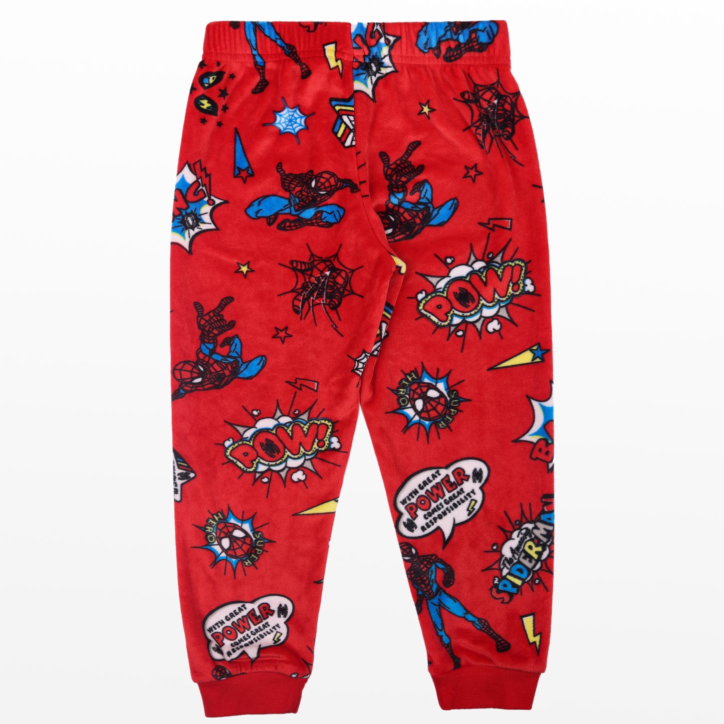 Spiderman Power Velour Flexifit Night Suit Travelling Loungewear & Pyjama Set