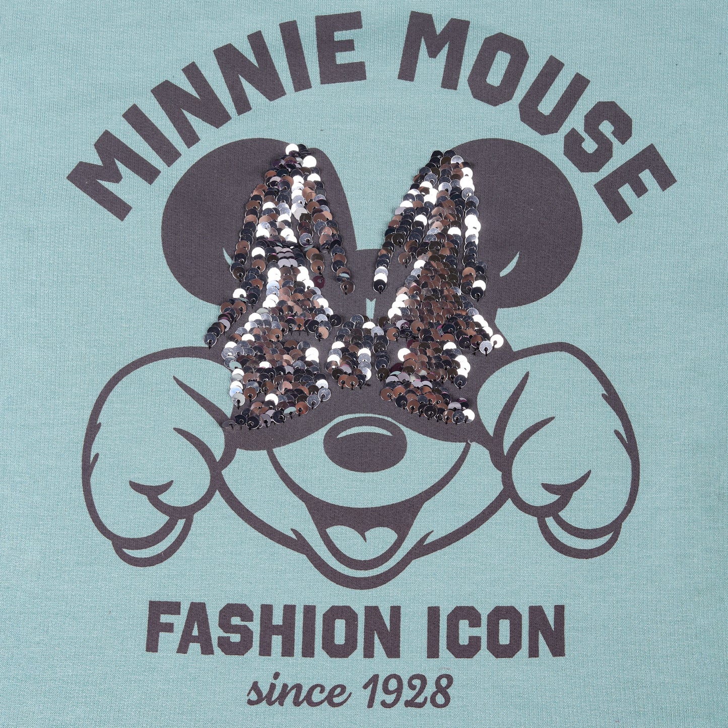 Minnie Mouse Sequin Teal Green Outing & Party Dress