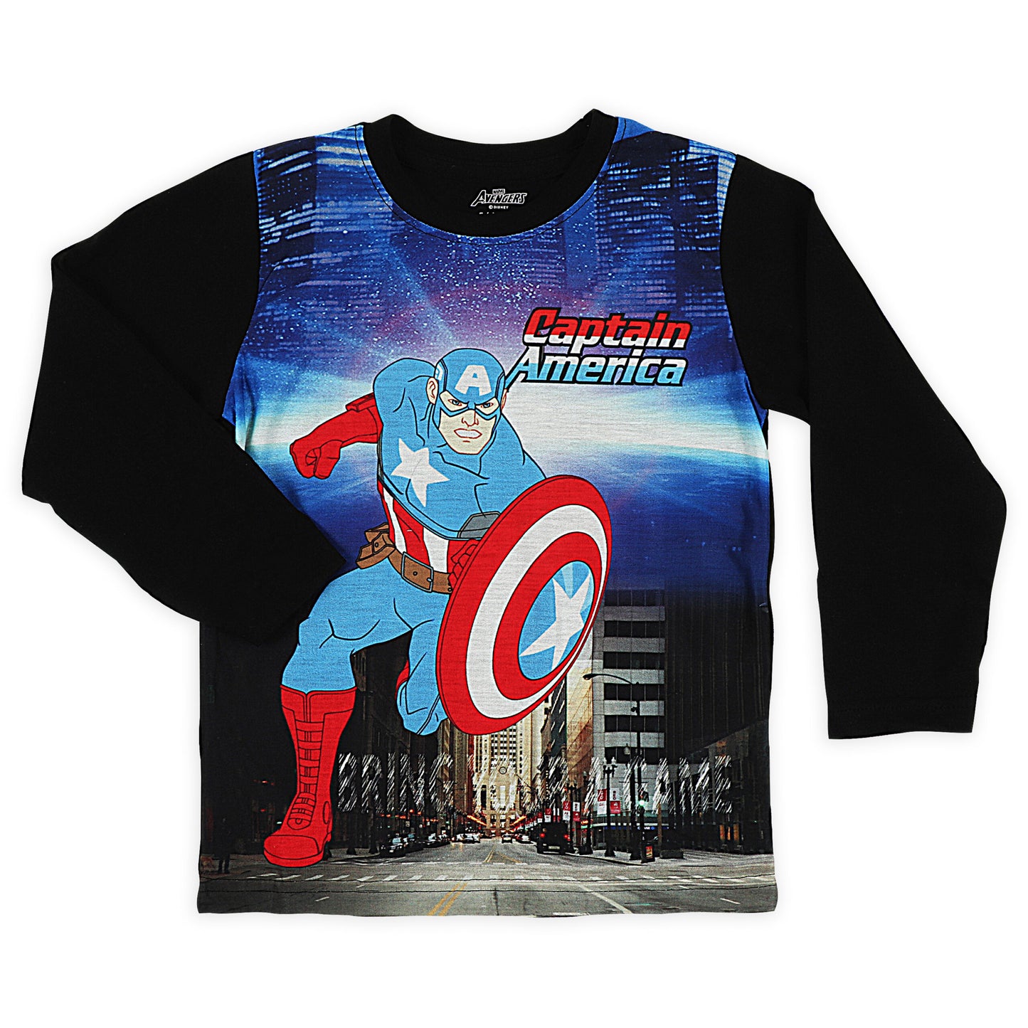 Marvel Captain America Night Suit And Loungewear Set