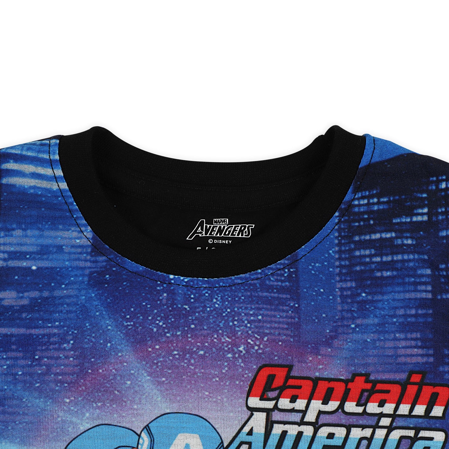 Marvel Captain America Night Suit And Loungewear Set