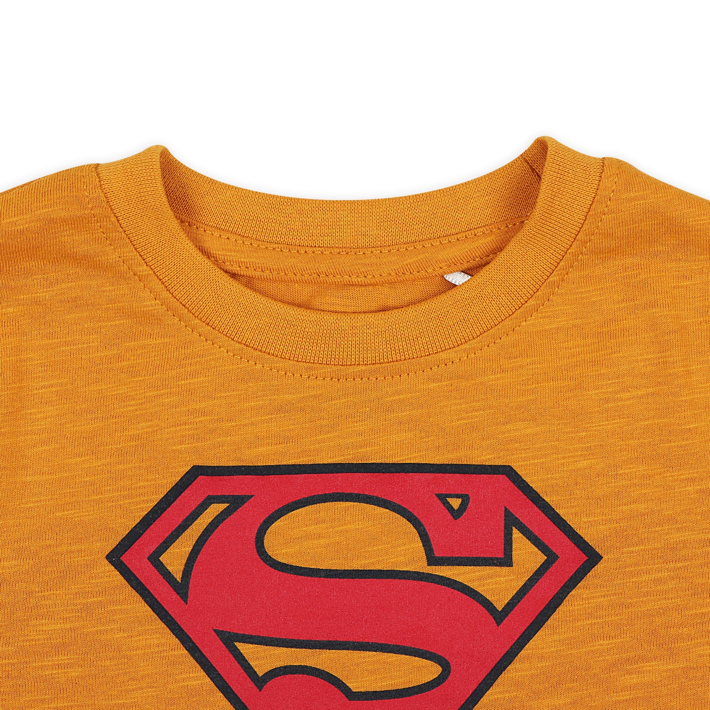 Superman Mustard Yellow Boys T Shirt