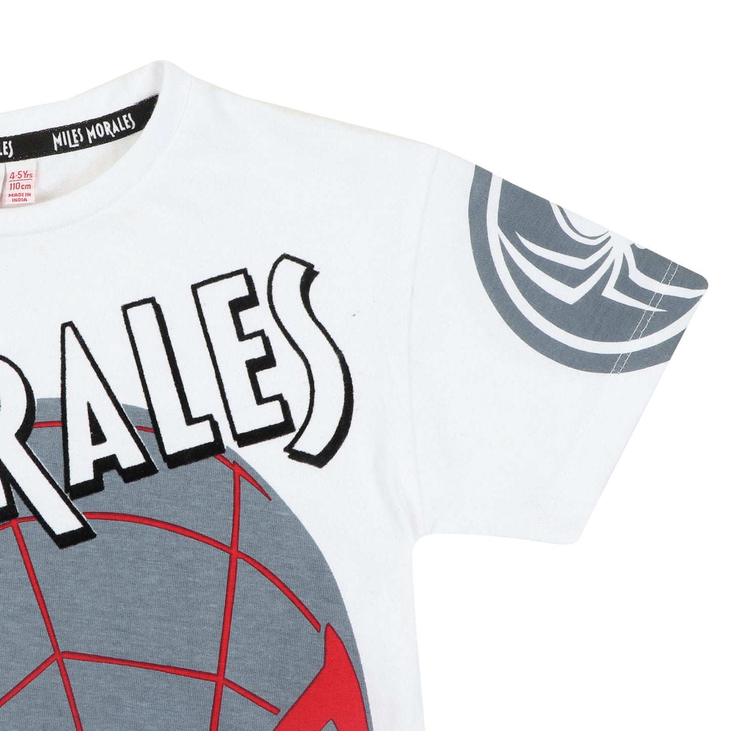 Marvel Spiderman Miles Morales Downtown Hero Boys T Shirt