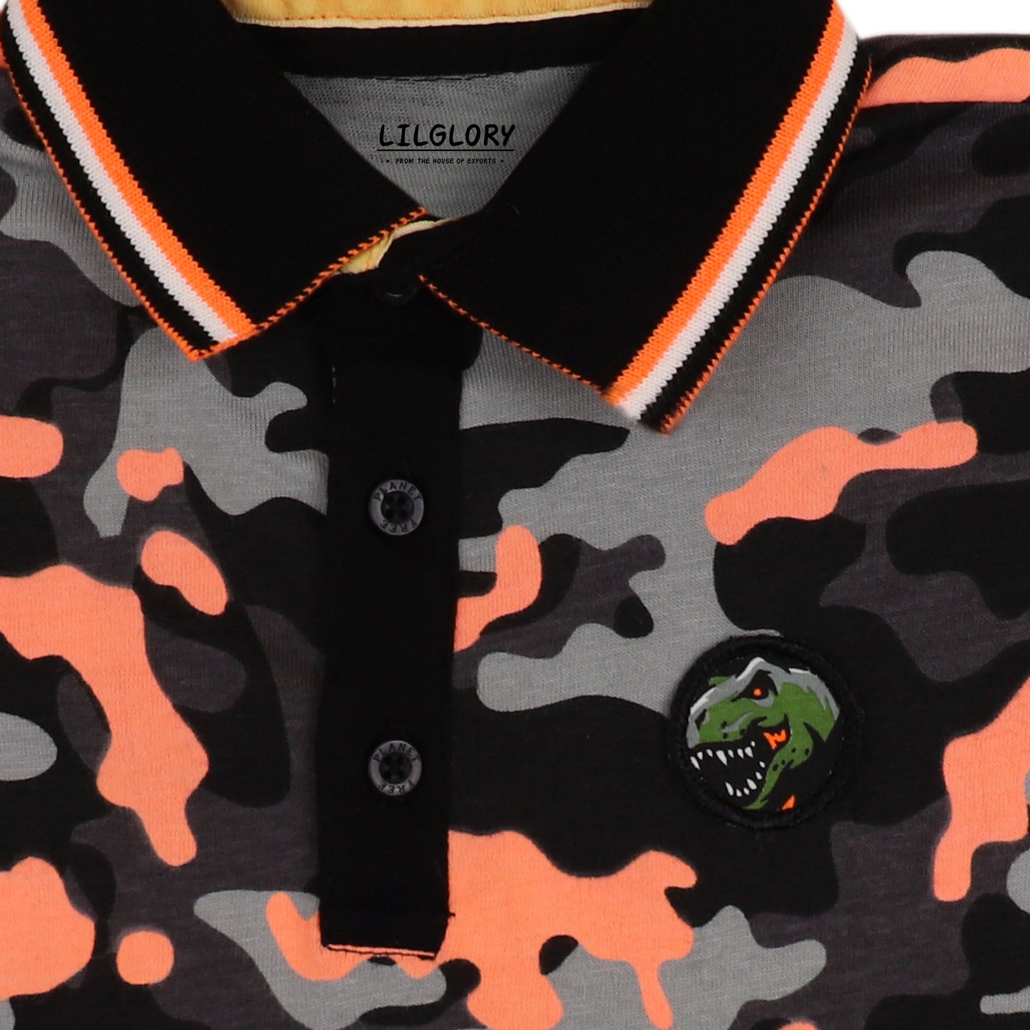 Free Planet Camouflage Boys T Shirt