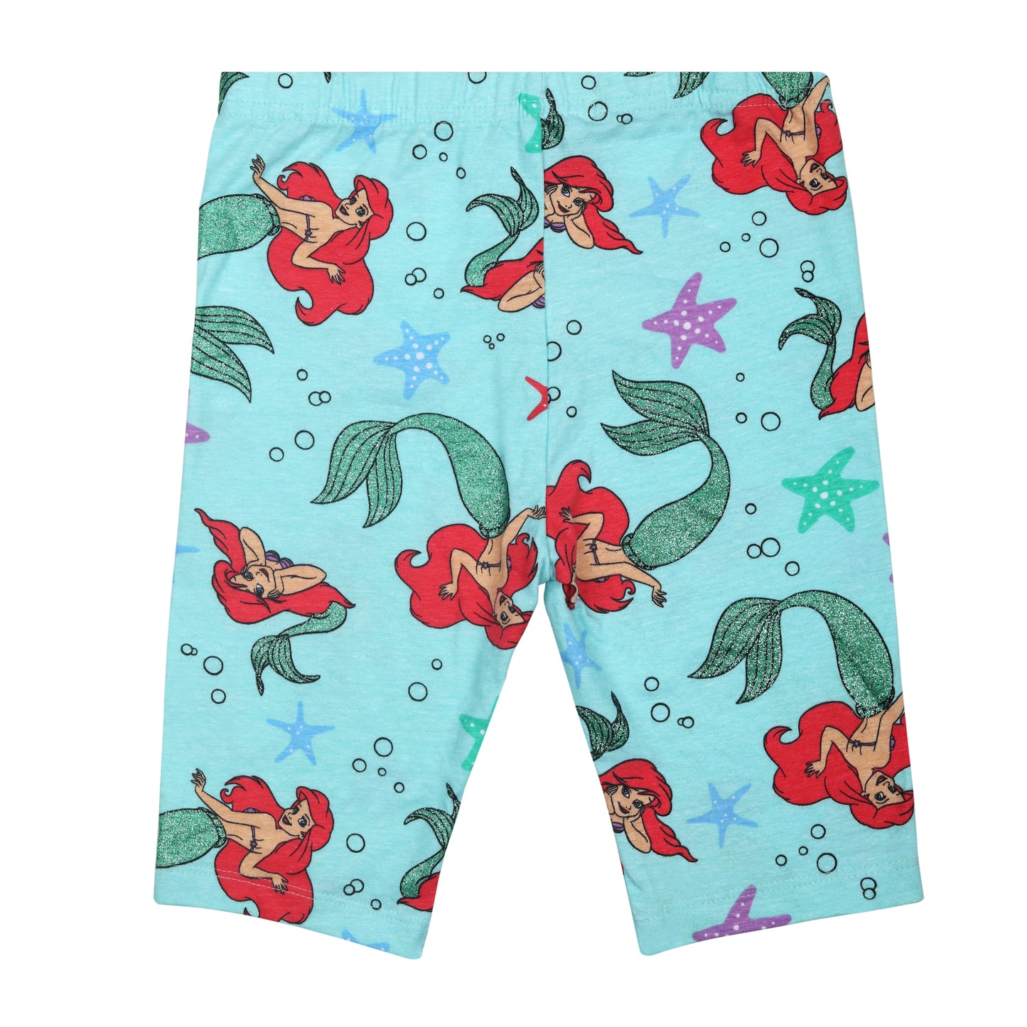 Disney Glitter Mermaid Girls Nightwear Slex Shorts