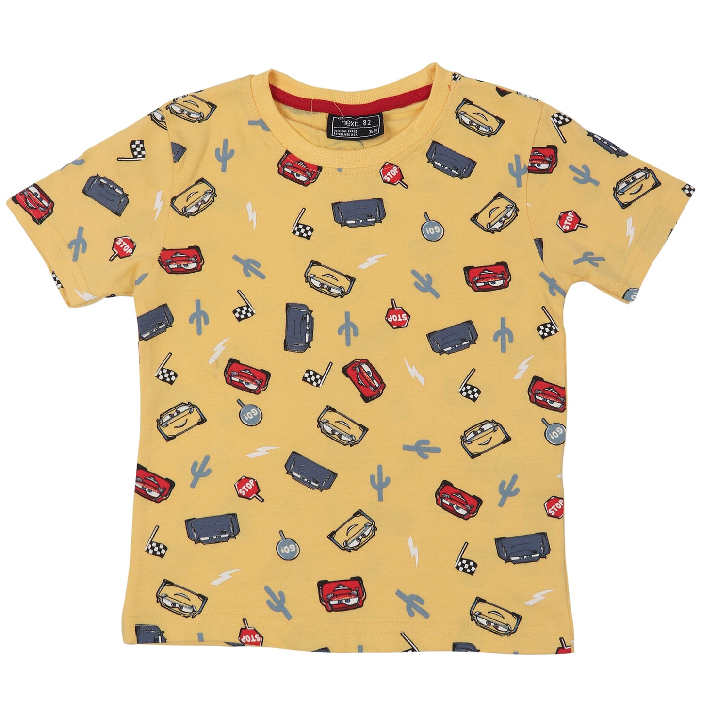 Racing Cars Print Boys T Shirt