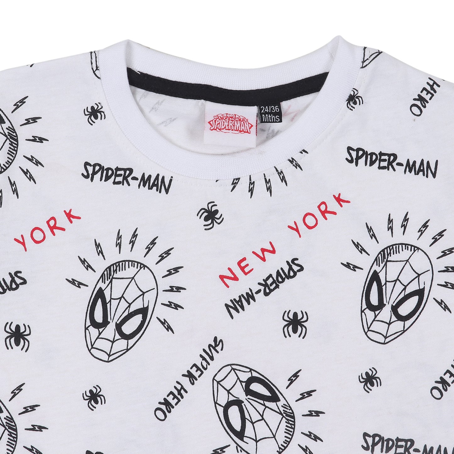 Marvel Spiderman Print Boys T Shirt