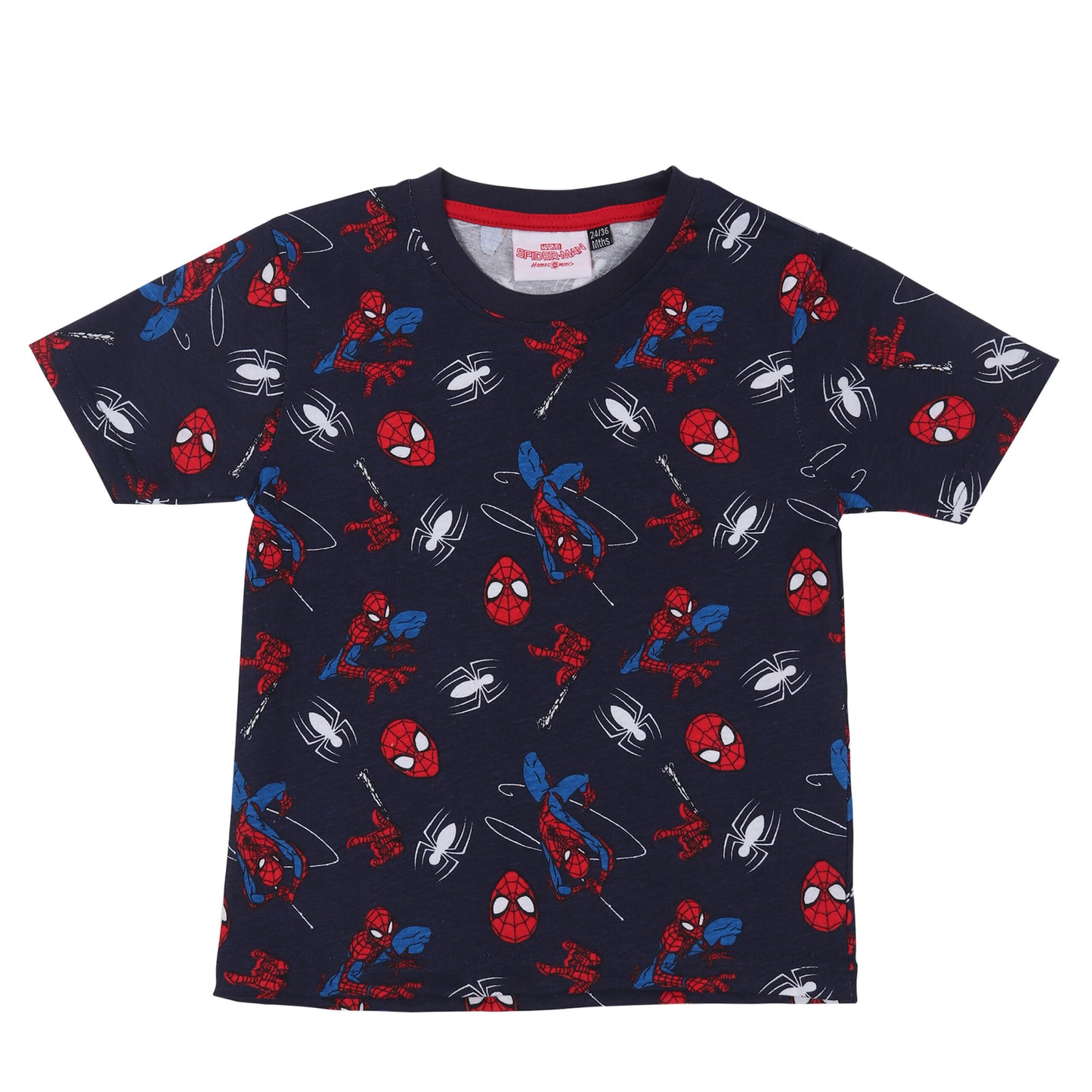 Marvel Spiderman Print Boys T Shirt