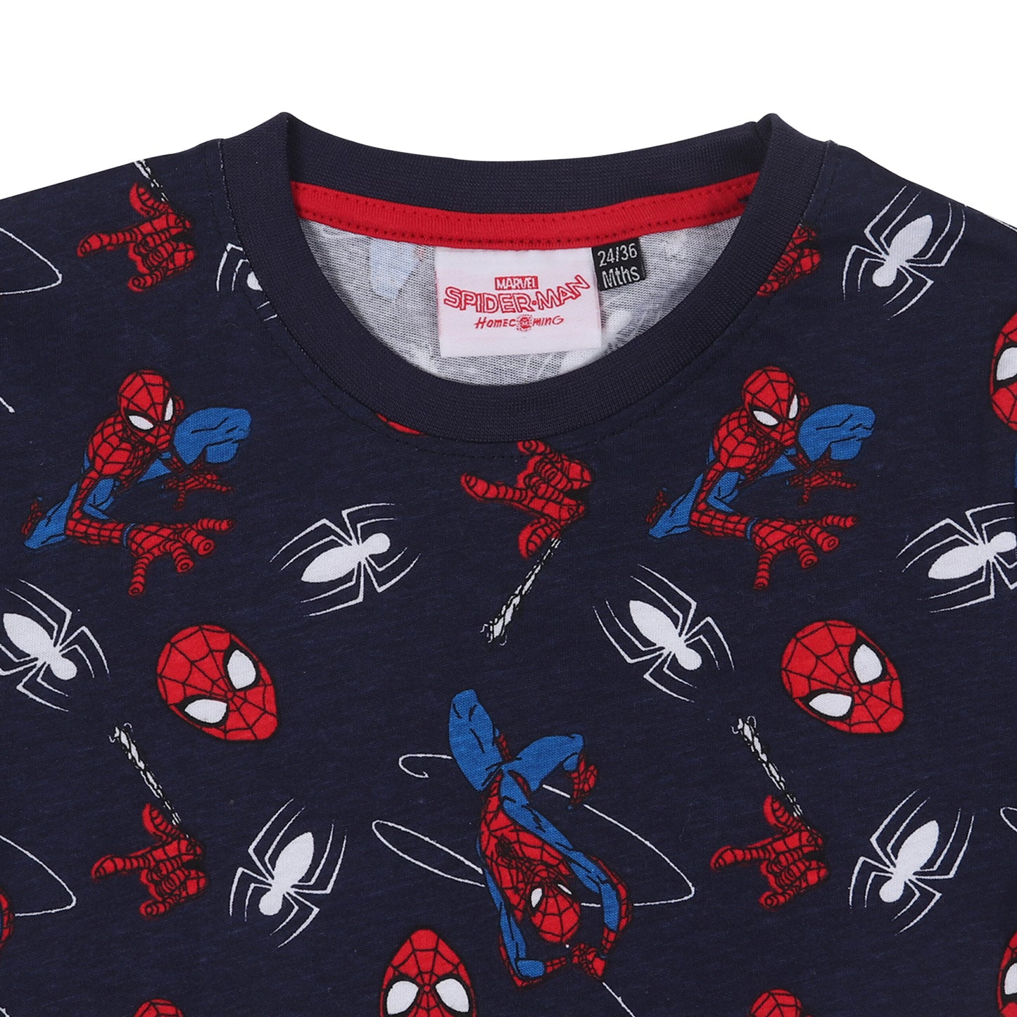 Marvel Spiderman Print Boys T Shirt