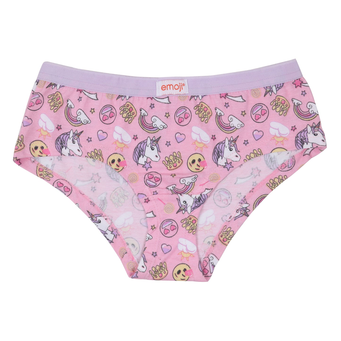 Unicorn Multi Print Girls Pack Of 5 Brief