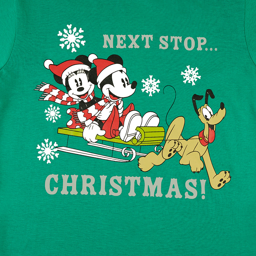 Santa Claus With Friends Green Party T Shirt