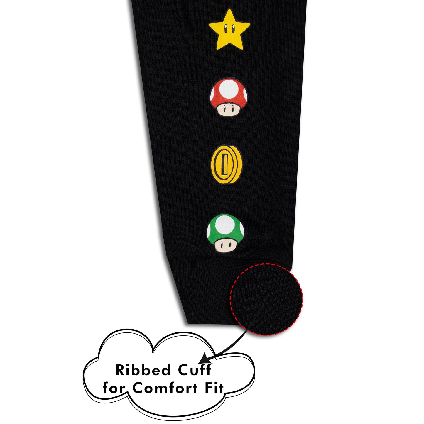 Super Mario Zipper Boys Hoodie