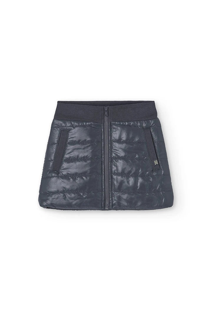 Technical Fabric Skirt For Girls