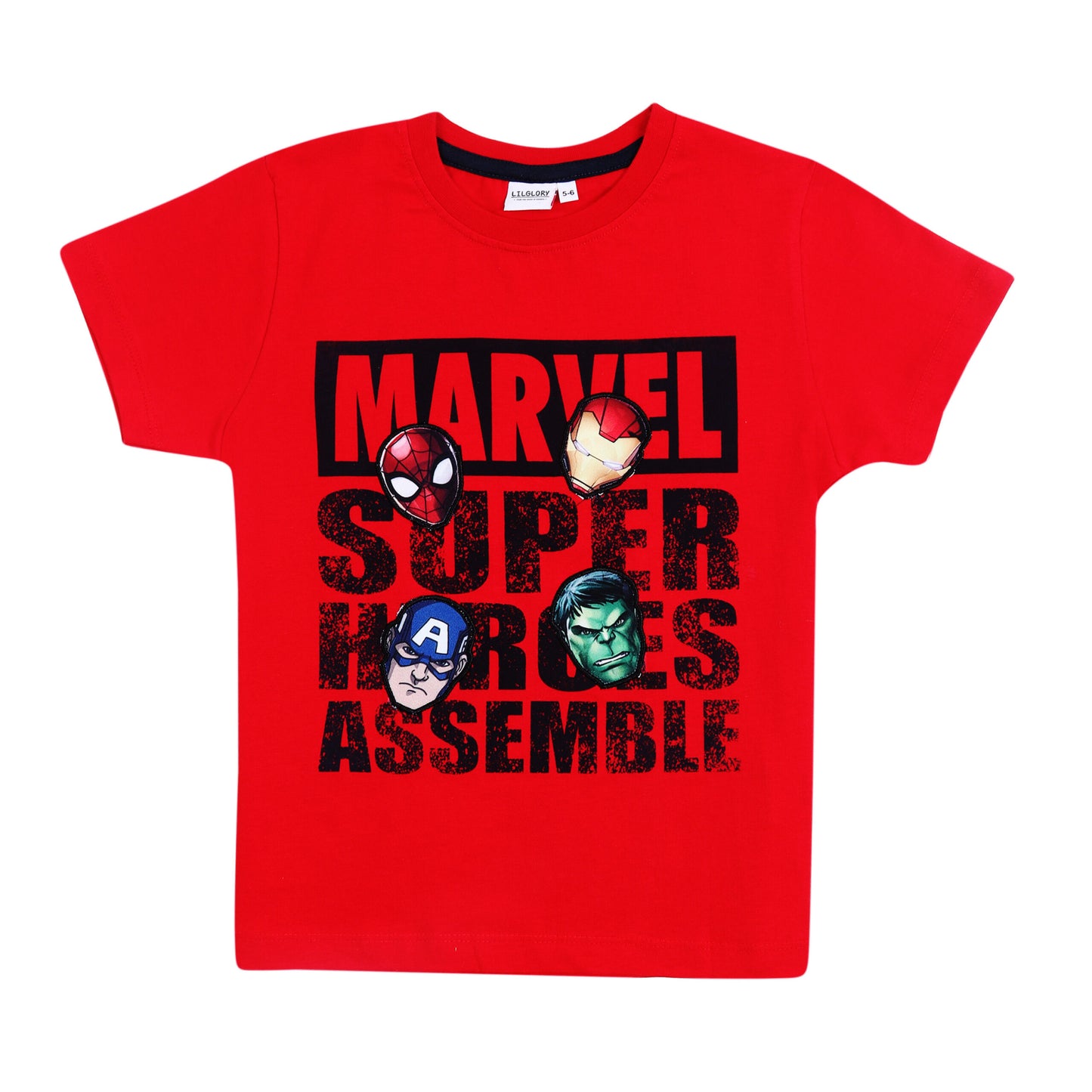 Marvel Superheroes Assemble Boy T Shirt