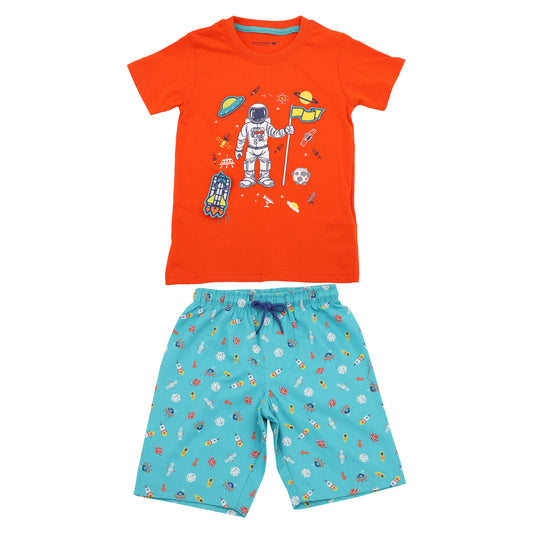 Ovs Astronaut Boys Shorty Set
