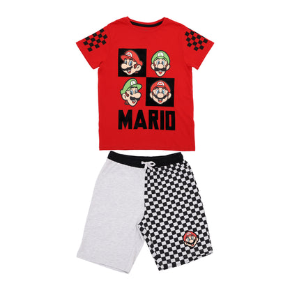 Super Mario Boys Shorty Outing Set