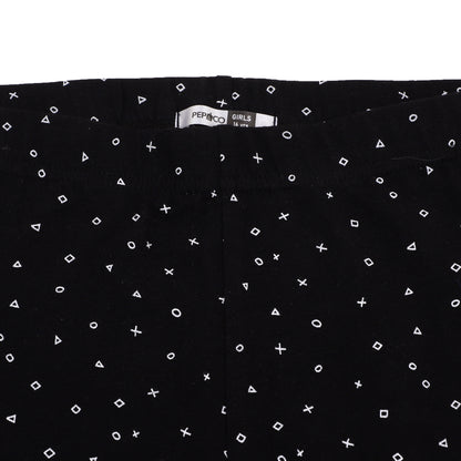 White Dots Girls Causal Legging