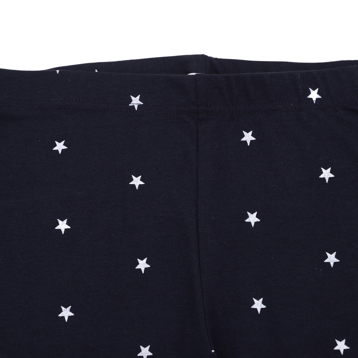 White Star Dots Printed Girls Legging