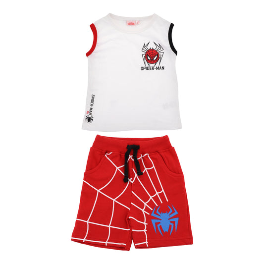 Marvel Spiderman Boys Shorty Set