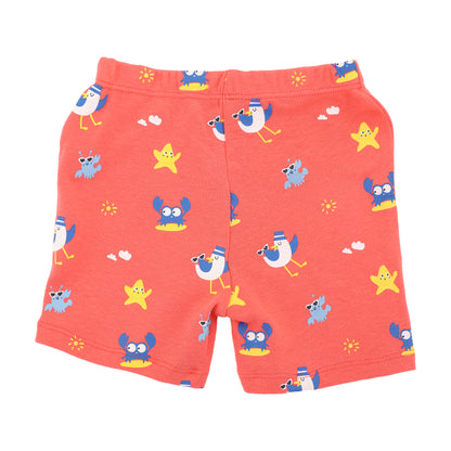 New Born Baby Boys Shorty Set