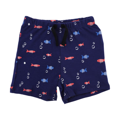 New Born Baby Boy Shorty Set