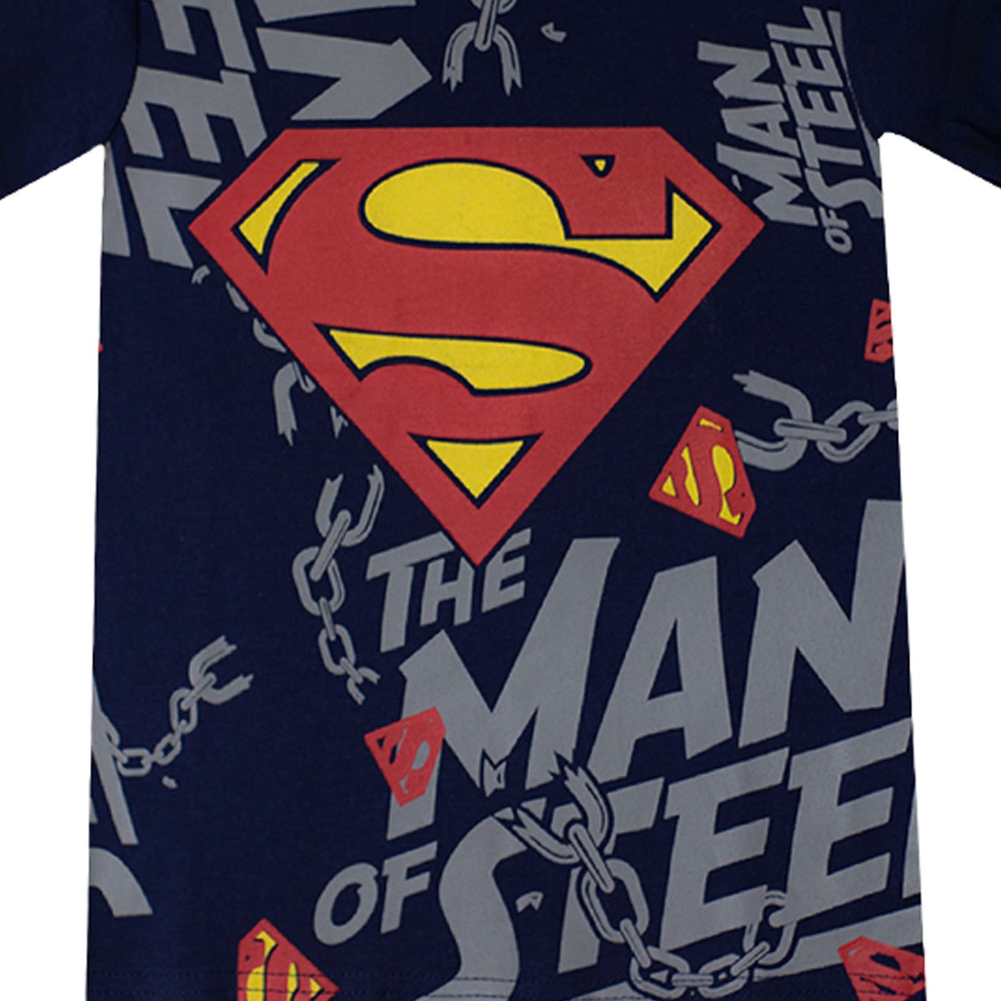 Marvel Superman Boys Navy Blue T Shirt