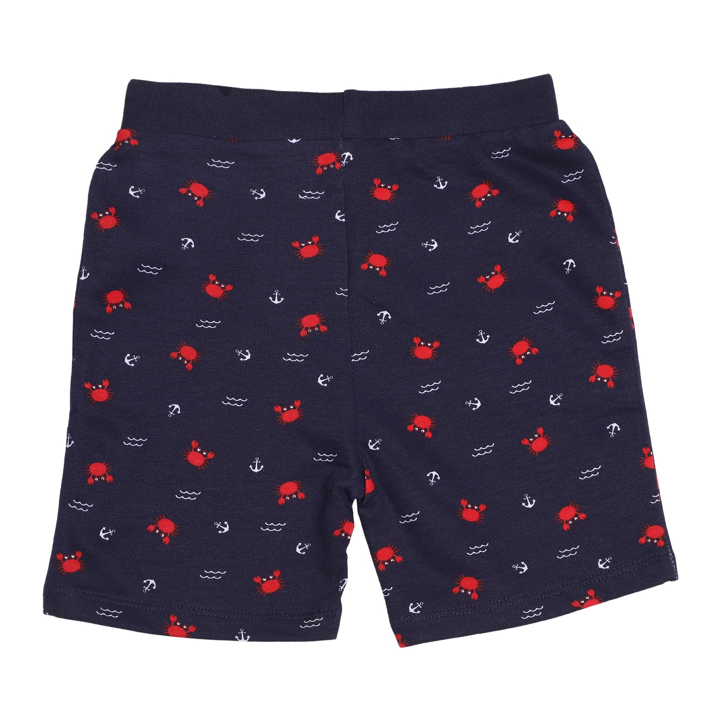 Tropical Crab In Pocket Boys Shorty Set