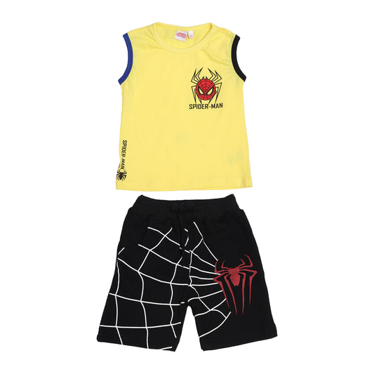 Marvel Spiderman Boys Shorty Set
