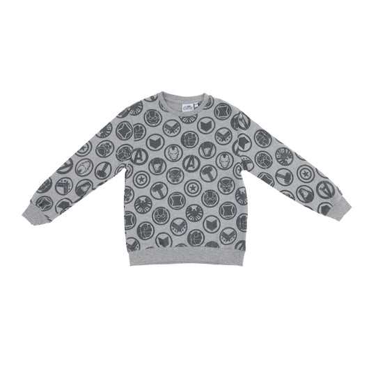 Marvel Hero Printed Boys Pullover Sweatshirt