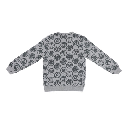 Marvel Hero Printed Boys Pullover Sweatshirt