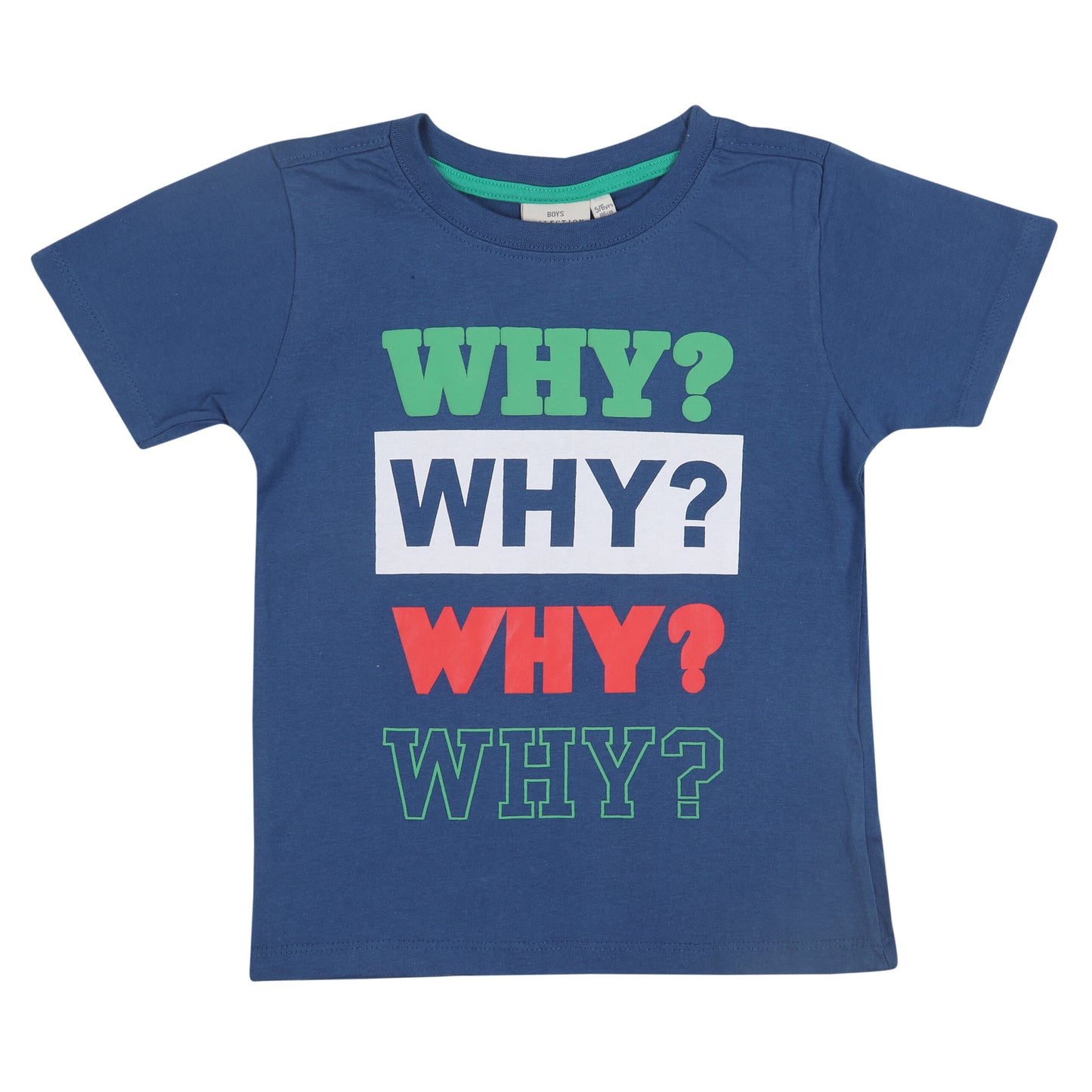 Juniors Why Boys T Shirt