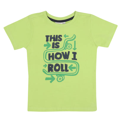 Juniors This Is How I Roll Boys Skate Board  Boys T Shirt