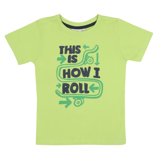 Juniors This Is How I Roll Boys Skate Board  Boys T Shirt