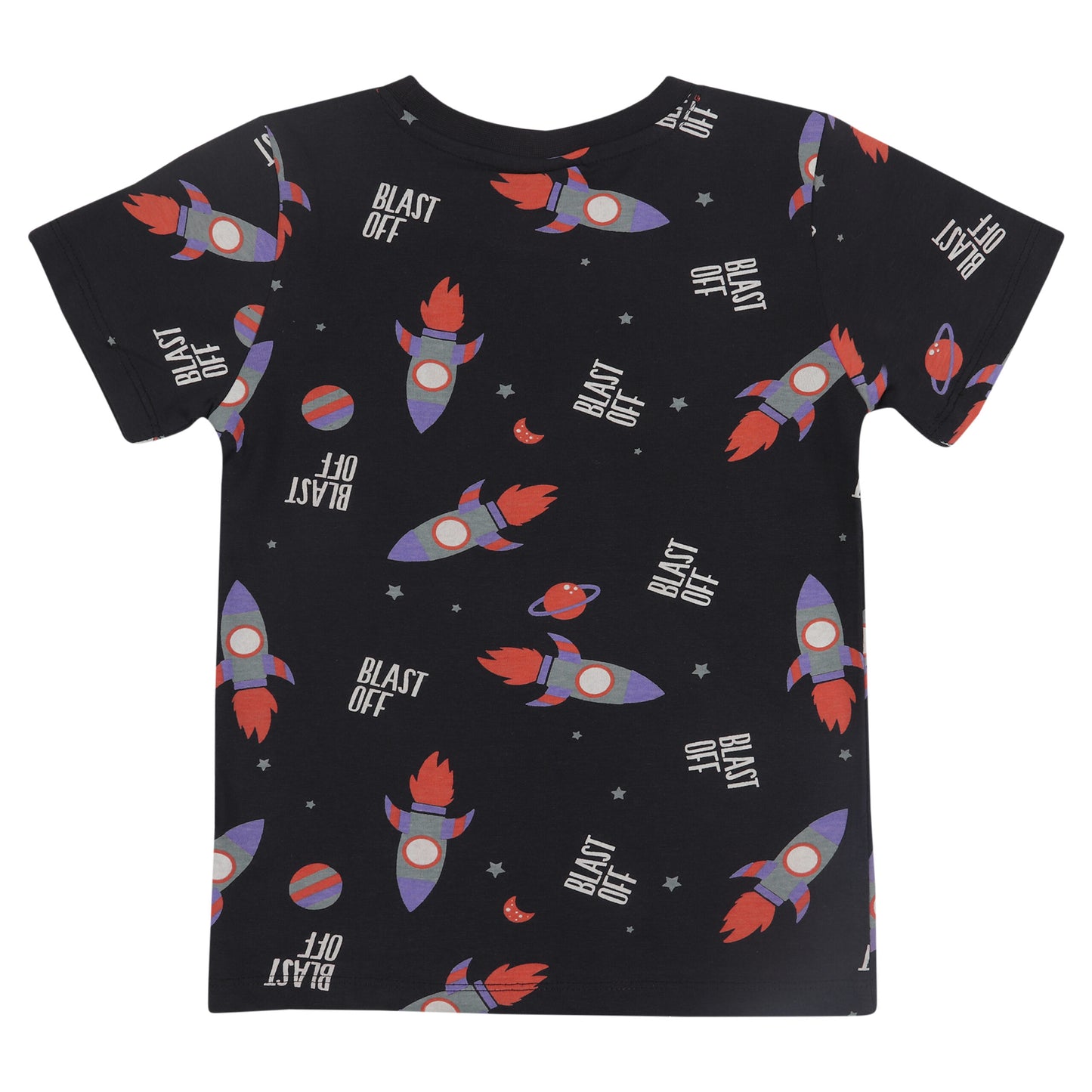 Juniors Rocket Blast Off Boys T Shirt
