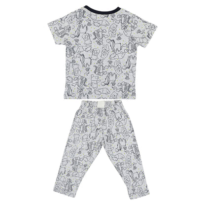 Winnie The Pooh Kids Night Suit And Loungewear Set