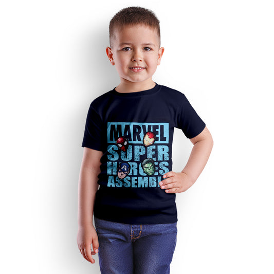 Marvel Superheroes Assemble Boy T Shirt