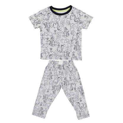 Winnie The Pooh Kids Night Suit And Loungewear Set