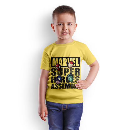 Marvel Superheroes Assemble Boy T Shirt