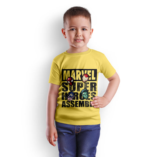 Marvel Superheroes Assemble Boy T Shirt