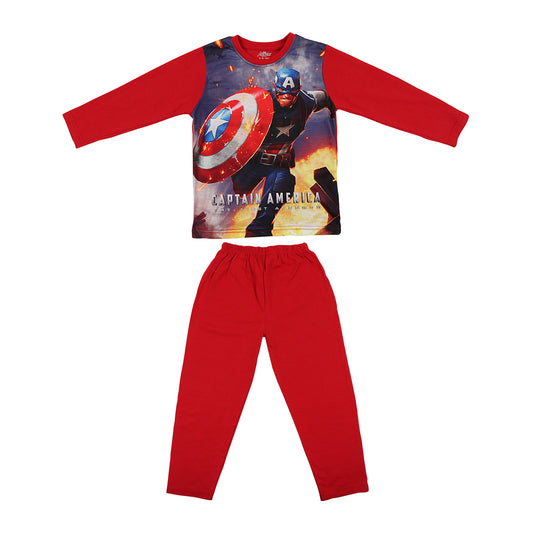 Marvel Captain America Night Suit And Loungewear Set